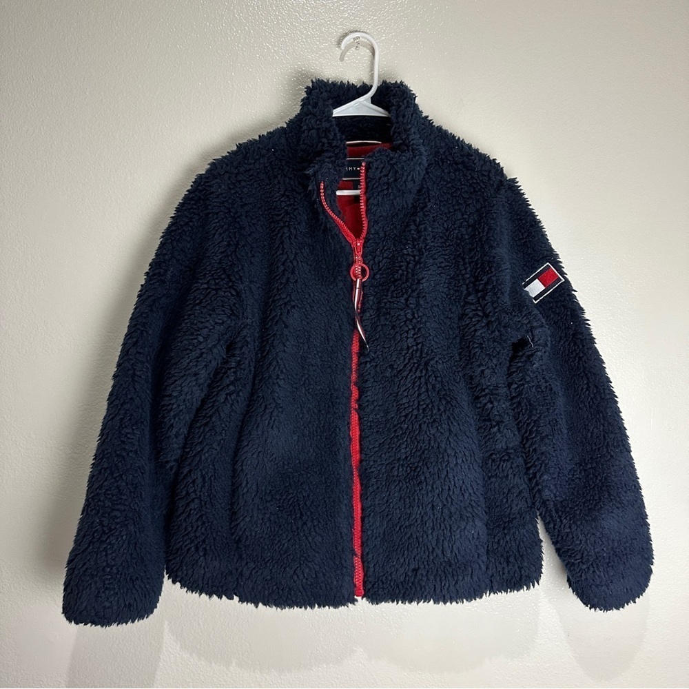 Tommy Hilfiger Deep Pile Womans Jacket Size Medium